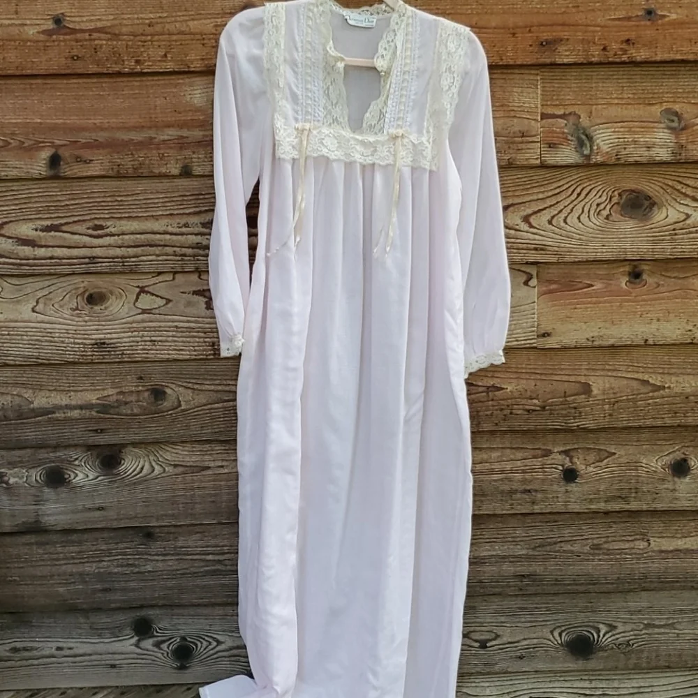 Vintage Christian Dior nightgown medium long